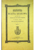 Statystyka miasta Krakowa reprint z 1887 r