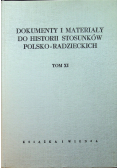 Dokumenty i materiały do historii stosunków polsko radzieckich tom XI