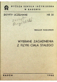 Wybrane zagadnienia z fizyki ciała stałego