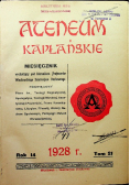 Ateneum Kapłańskie 1928 r