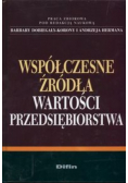 Współczesne źródła wartości przedsiębiorstwa