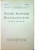 Polski Słownik Biograficzny tom XXVI Zeszyt 109