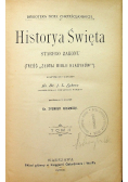 Historya święta starego zakonu tom II 1903 r.