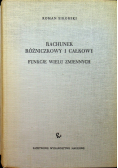 Rachunek różniczkowy i całkowy Funkcje wielu zmiennych