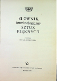 Słownik terminologiczny sztuk pięknych