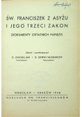 Św Franciszek z Asyżu i jego trzeci zakon 1948 r.