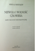 Niewola i wolność człowieka