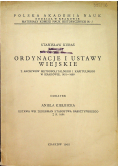 Ordynacje i ustawy wiejskie