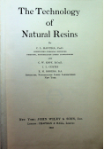 The technology of natural Resins 1942