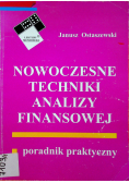 Nowoczesne techniki analizy finansowej