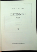 Tołstoj Dzienniki Tom I