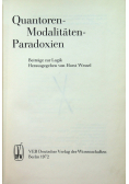 Quantoren Modalitaten Paradoxien