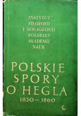 Polskie spory o Hegla 1830 - 1860
