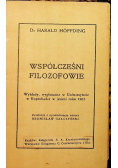 Współcześni filozofowie 1909 r