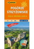 Mapa - Pogórze Strzyżowskie. Jasło, Krosno, Dukla