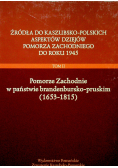 Pmorze zachodnie w państwie branderbursko - pruskim (1653 - 1815)