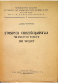 Stosunek chrześcijaństwa pierwszych wieków do wojny 1947 r
