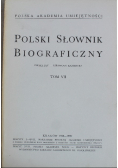 Polski Słownik Biograficzny Tom VII