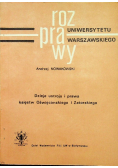 Dzieje ustroju i prawa księstw Oświęcimskiego i Zatorskiego