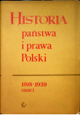 Historia państwa i prawa Polski 1918 1939