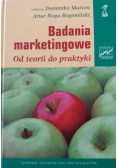 Badania marketingowe Od teorii do praktyki