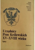 Urzędnicy Prus Królewskich XV-XVIII wieku