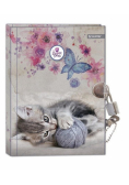 Pamiętnik z kłódką The Sweet Pets Kot