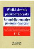 Wielki słownik polsko francuski Tom V U - Ż