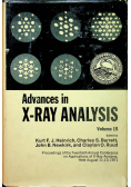Advances in X Ray Analysis volume 15