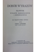 Dobór wyrazów reprint 1926 r