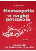 Homeopatia w nagłej potrzebie