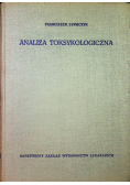 Analiza toksykologiczna