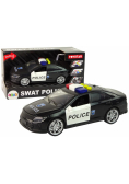 Auto Policja 1:14 światło i dźwięk czarne