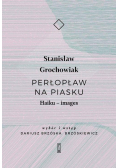 Perłopław na piasku. Haiku - images