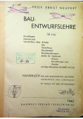Bau - entwurfslehre 1942 r