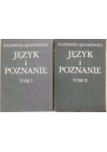 Język i poznanie tom I i II