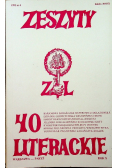 Zeszyty literackie nr 40