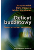 Deficyt budżetowy przyczyny i metody ograniczenia