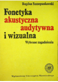 Fonetyka akustyczna audytywna i wizualna