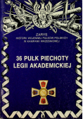 36 Pułk Piechoty Legii Akademickiej 1918 - 1998