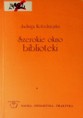 Szerokie okno biblioteki