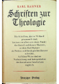 Schriften zur theologie band IV
