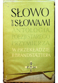 Słowo nad słowami Antologia poezji starego przymierza