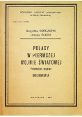 Polacy w Pierwszej Wojnie Światowej
