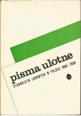 Pisma ulotne stronnictw ludowych w Polsce 1895 1939
