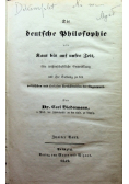 Die Deuntsche Ahilosophie 1842 r