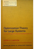 Optimization Theory for Large Systems