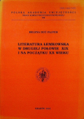 Literatura łemkowska w drugiej połowie XIX i na początku XX wieku Tom VII