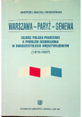 Warszawa paryż genewa