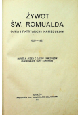 Żywot św Romualda ojca i patryarchy kamedułów 1927 r.